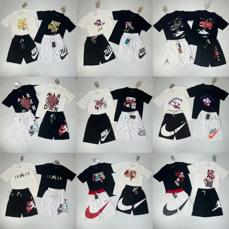 NBA Short Sleeves and Shorts 100% Cotton 