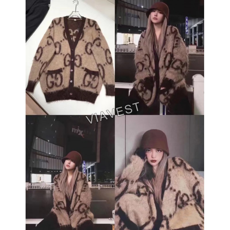 High quality Mohair cardigan Free shipping 