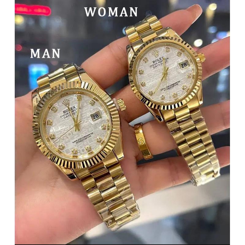 Fashion quartz couple watch with box Free shipping 