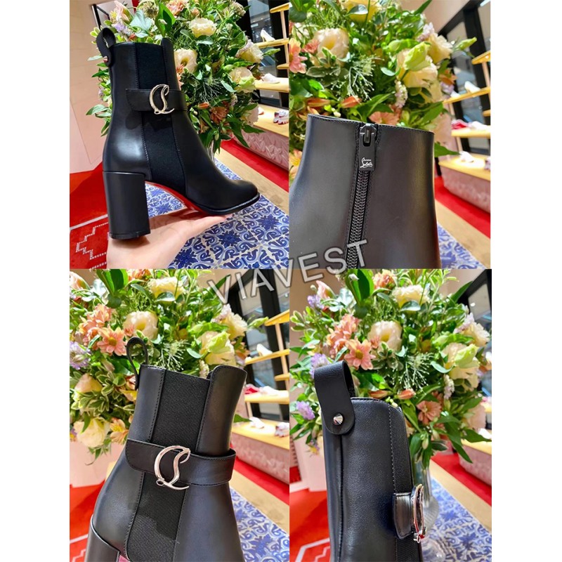 1 Pair Top quality fashion high-heeled shoes boots with Box Free shipping 