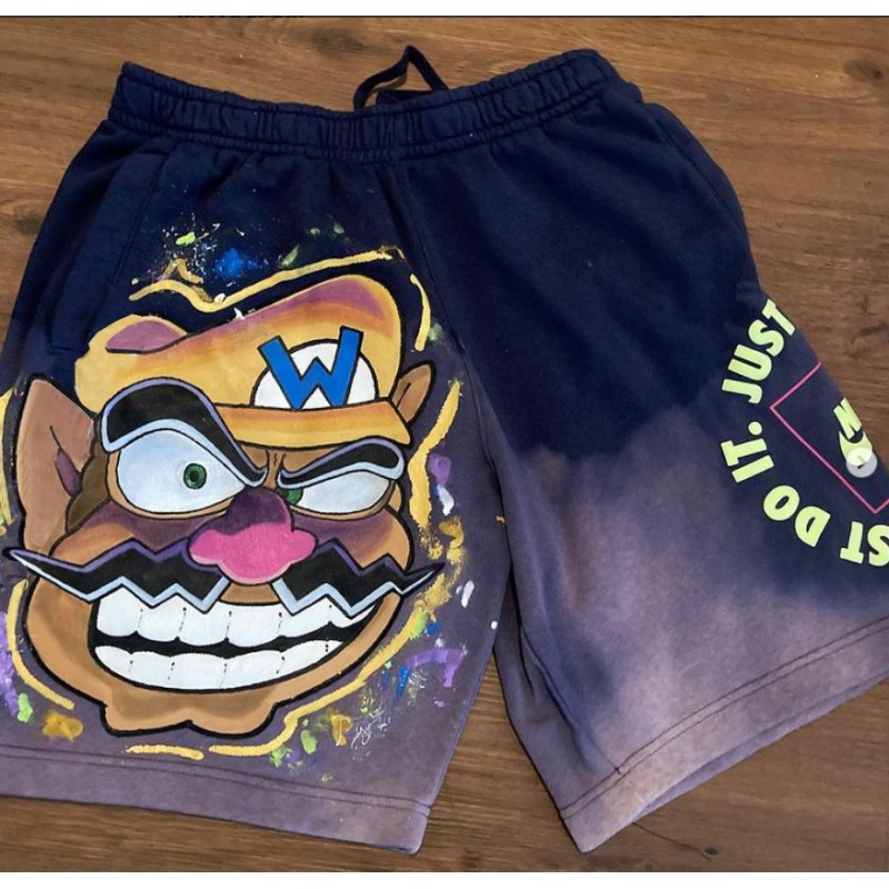 Sports shorts men's street cartoon 