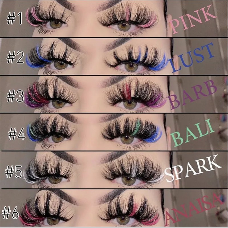 Wholesale Eyelashes with box Length:25mm 