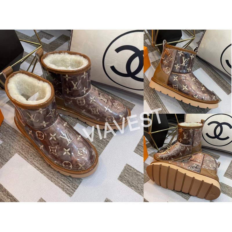 Original quality fashion shoes snow boots for women  with box free shipping 