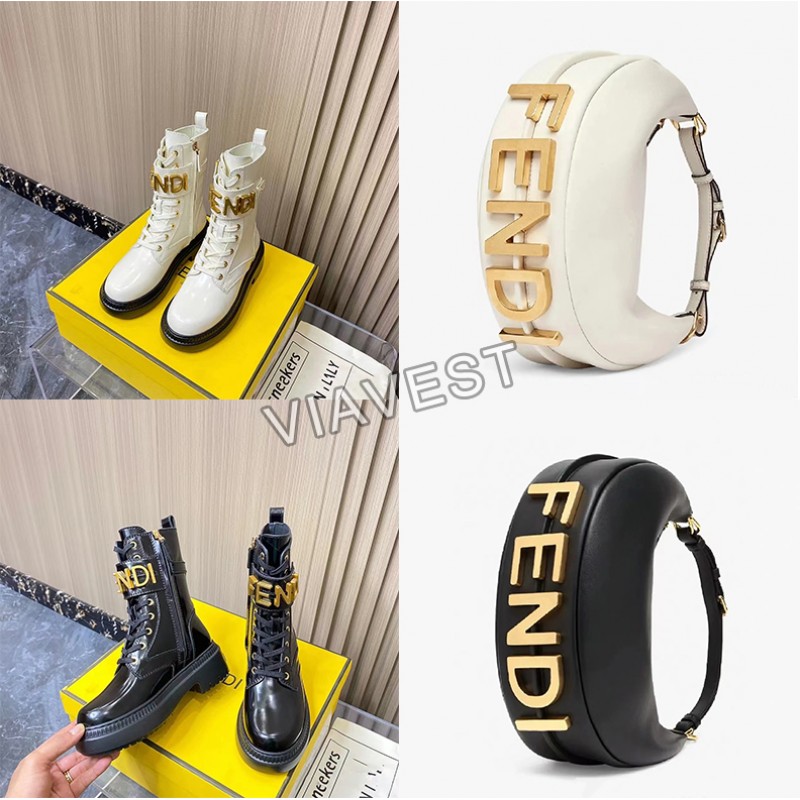 1 set of biker boots and underarm bag Free shipping 