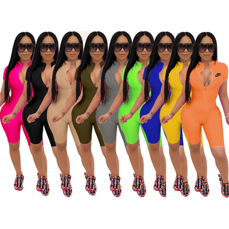 Women's sports slim fitting jumpsuit 